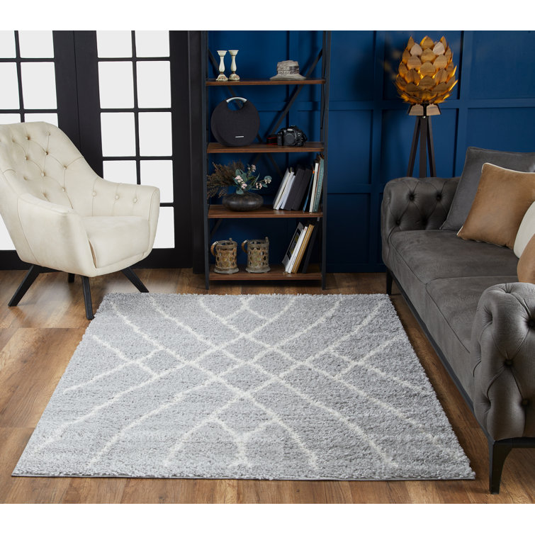 Foundry Select RileyJames Geometric Gray Area Rug Wayfair